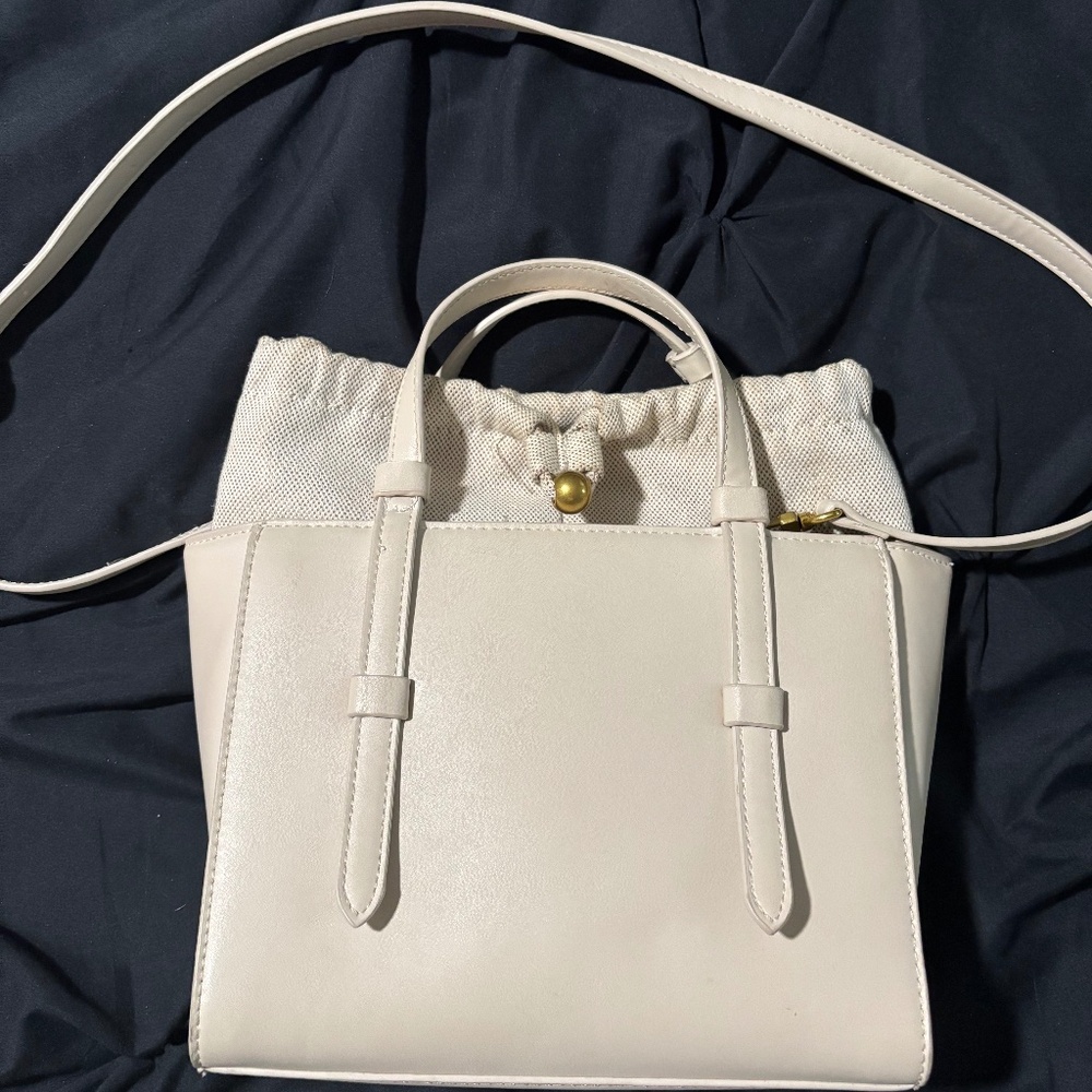Cream Zara purse